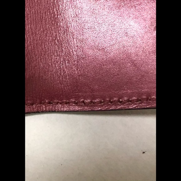 GUCCI 🌼 Authentic Pink Patent Leather GG Link Gold Heart Logo Key/Card Holder - Picture 8 of 15